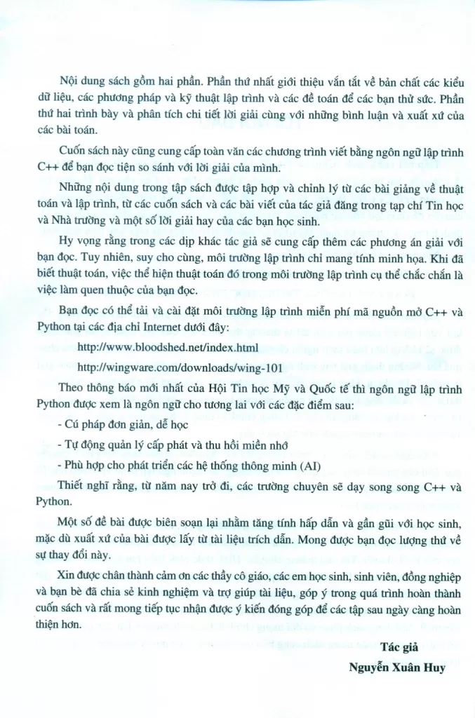 CHUYÊN TIN 11: CÁC CHUYÊN ĐỀ CHỌN LỌC VỚI NGÔN NGỮ C++ (Lý thuyết, bài tập và lời giải)